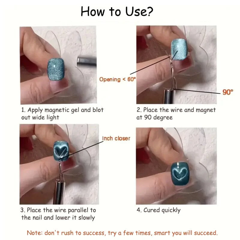 Round Cat Magnetic Stick with 5pcs Flexible Iron Wire - Image 5