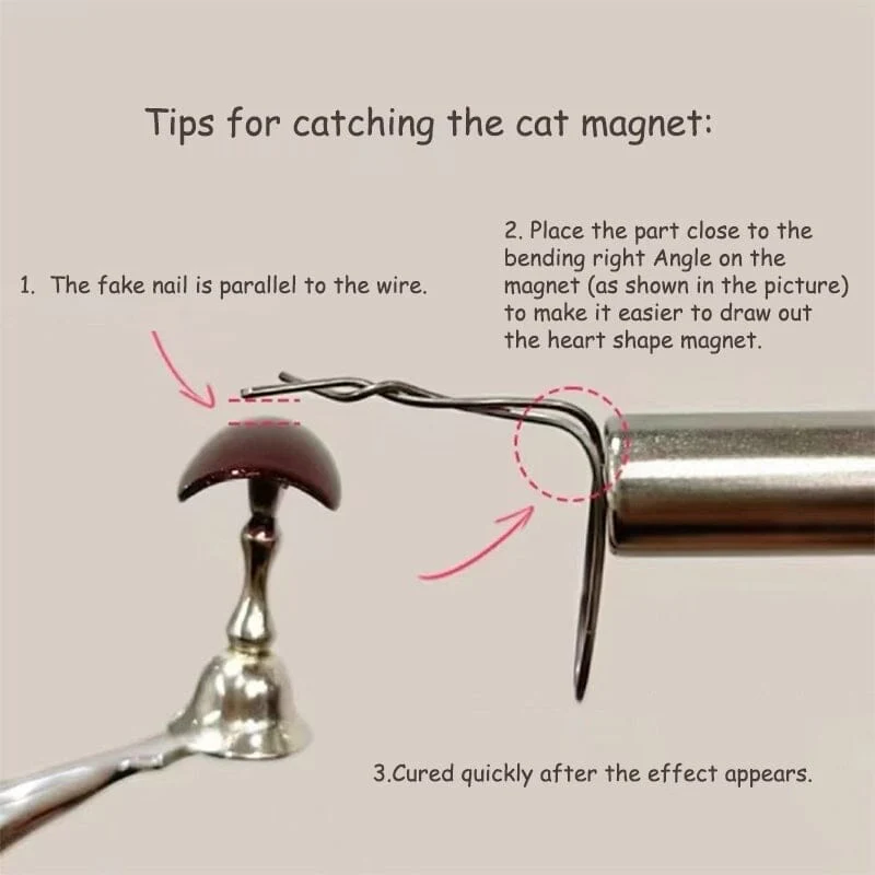 Round Cat Magnetic Stick with 5pcs Flexible Iron Wire - Image 6