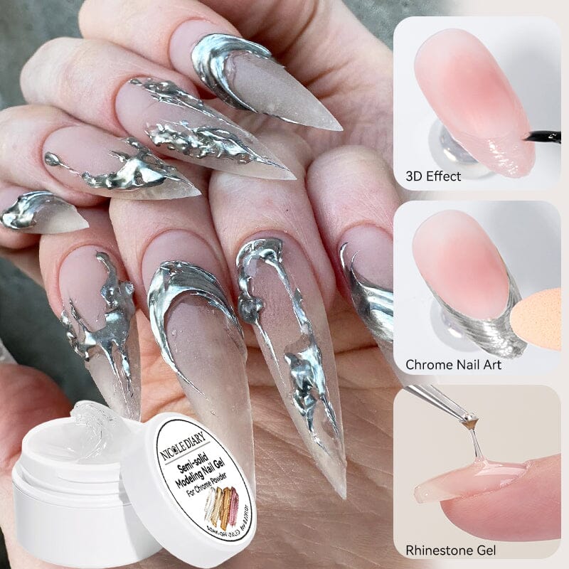 Semi-solid Modeling Nail Gel 8ml - Image 3