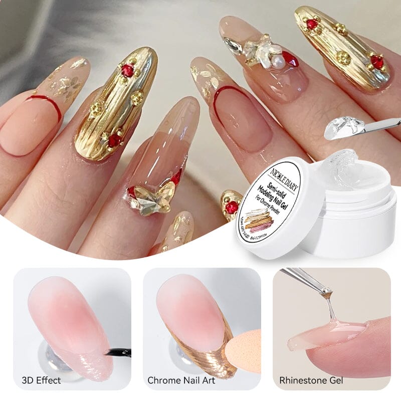 Semi-solid Modeling Nail Gel 8ml - Image 4