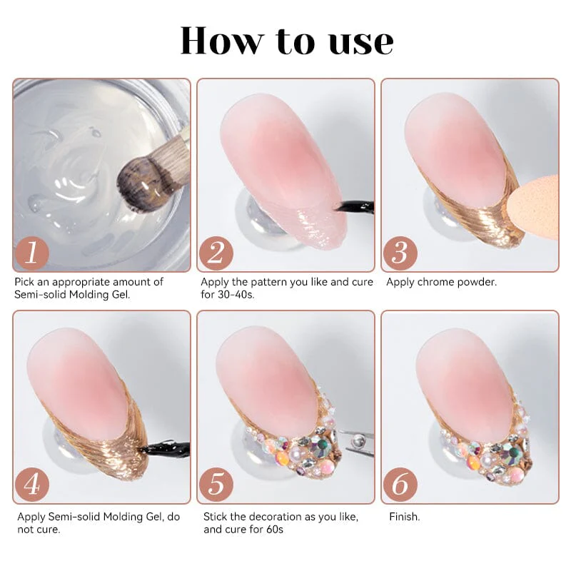 Semi-solid Modeling Nail Gel 8ml - Image 6