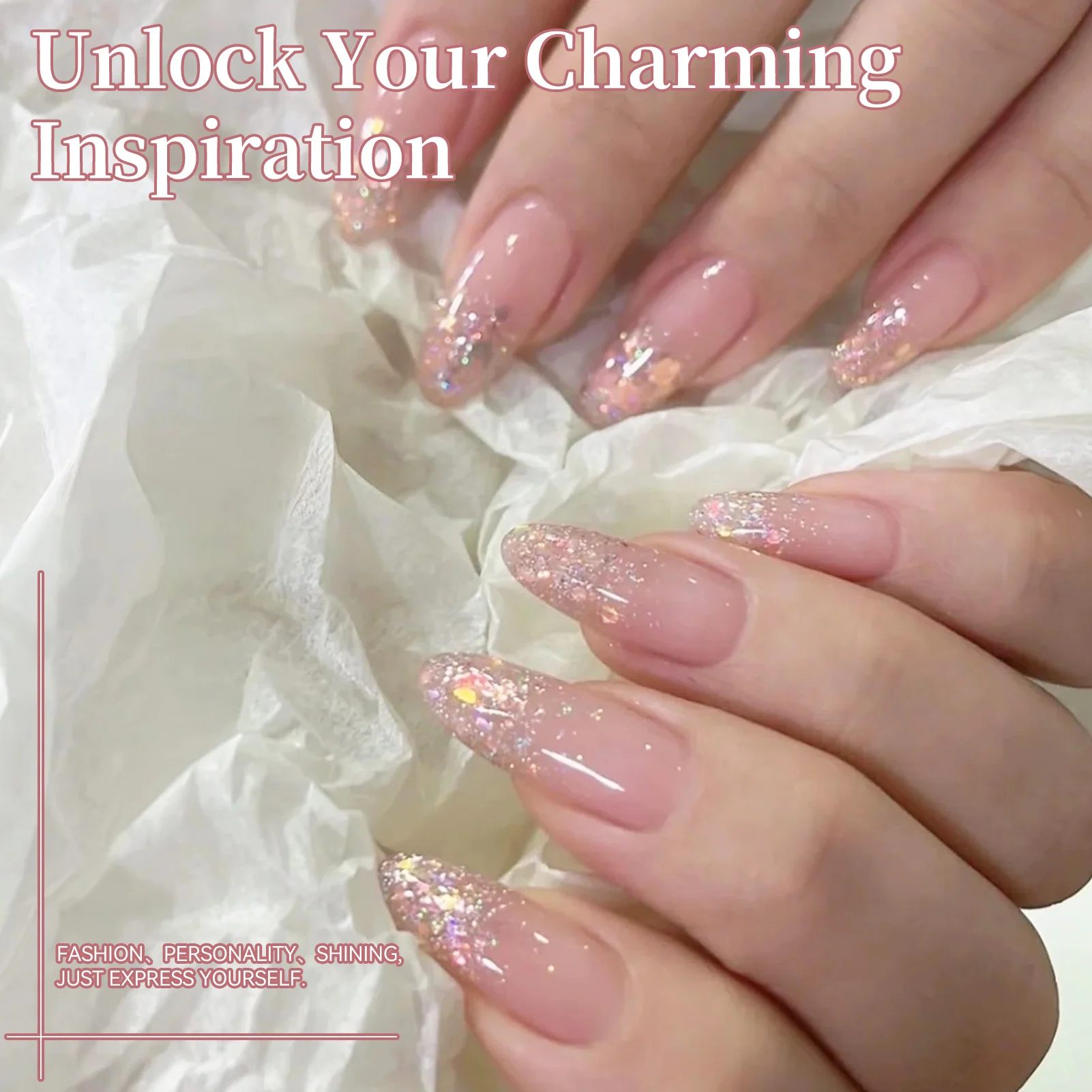 Sequins Jelly Gel JN93 Fairy Dust 10ml - Image 3