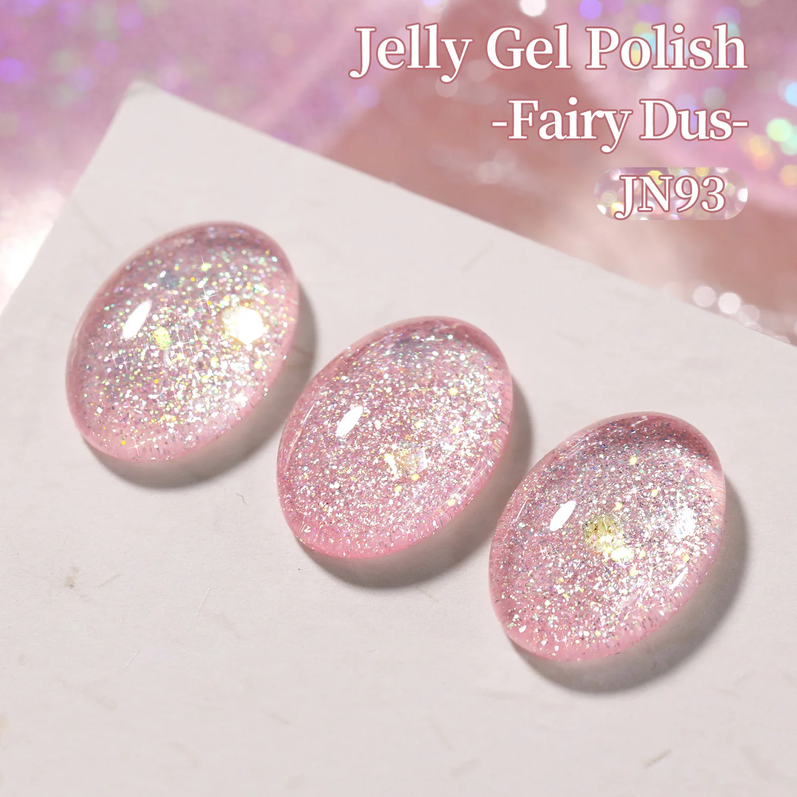 Sequins Jelly Gel JN93 Fairy Dust 10ml - Image 5