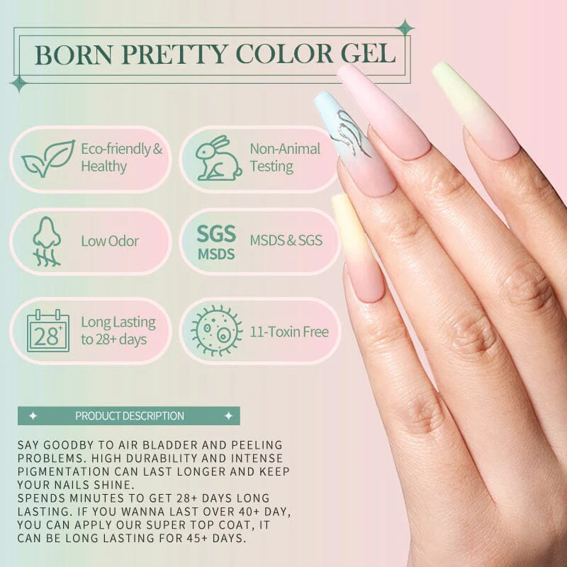 Color Gel Polish CG118 10ml - Image 4
