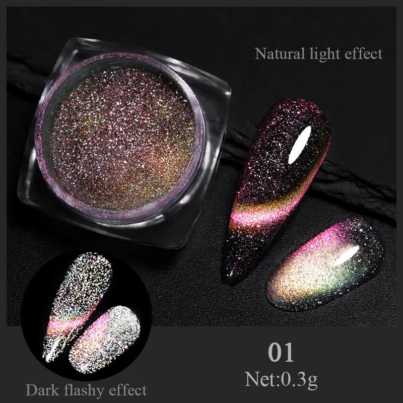 Silver Moon Cat Magnetic Nail Powder - Image 14