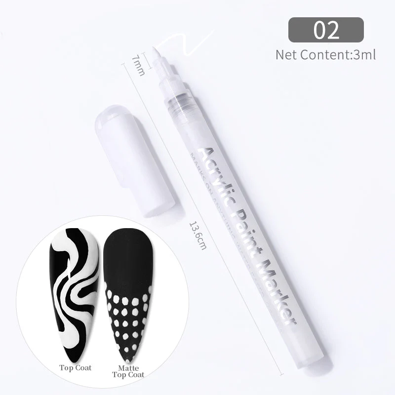 Nail Graffiti Pen Dotting Liner Brush - Image 9
