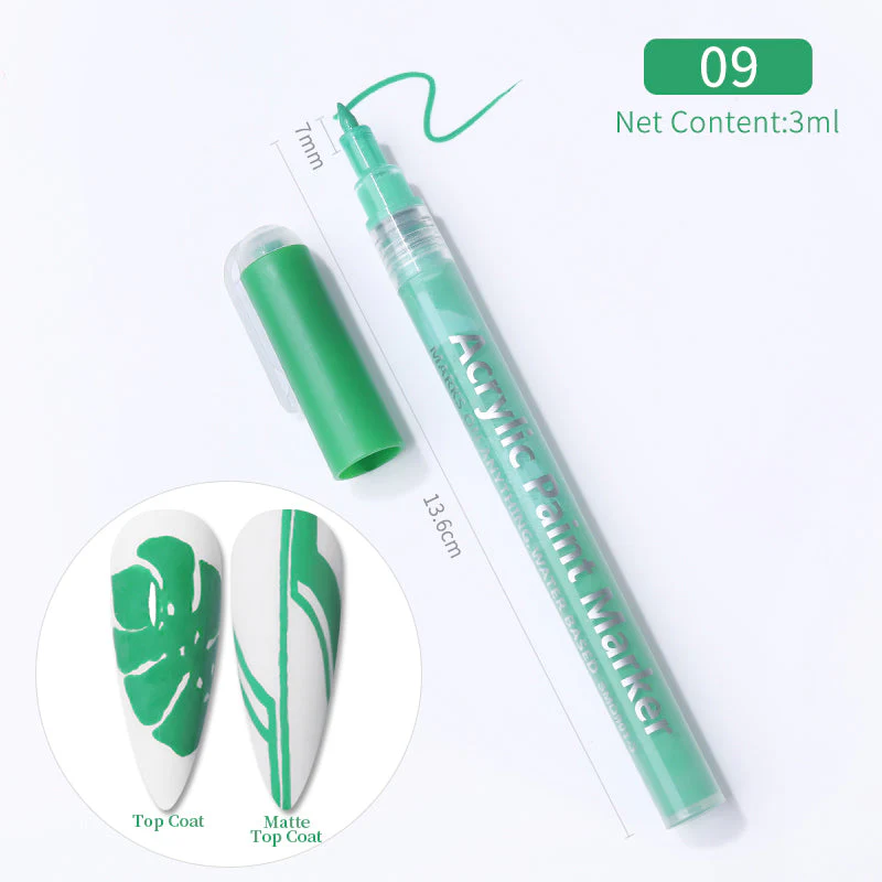Nail Graffiti Pen Dotting Liner Brush - Image 16
