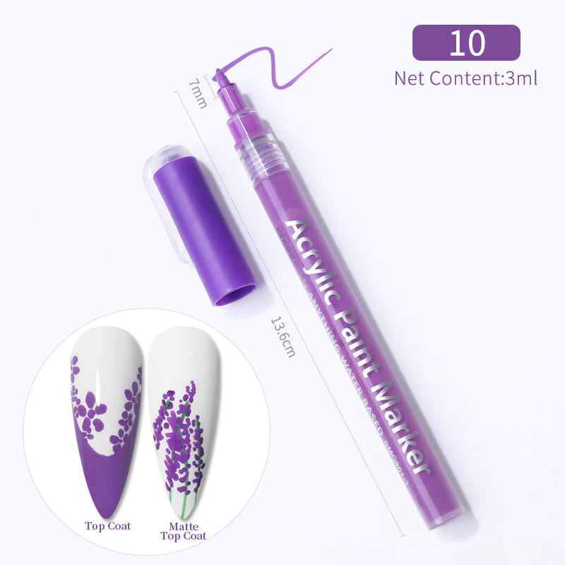 Nail Graffiti Pen Dotting Liner Brush - Image 17
