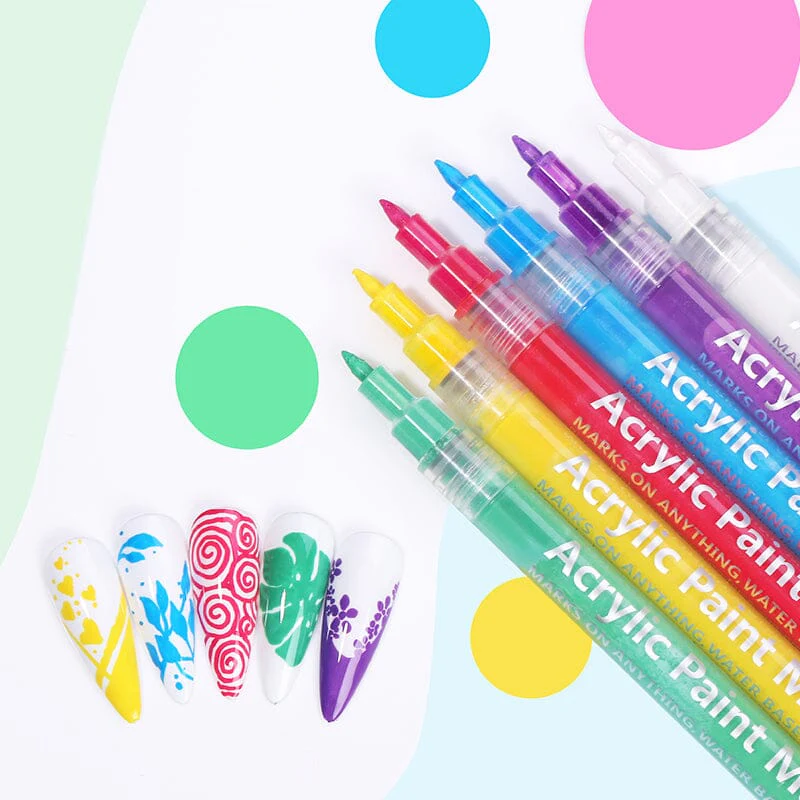 Nail Graffiti Pen Dotting Liner Brush - Image 4