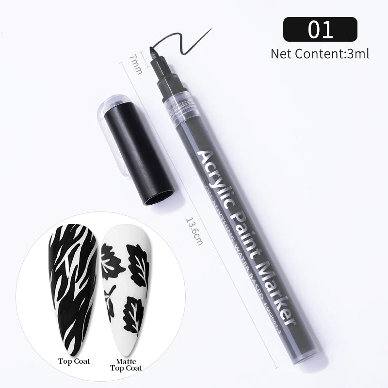 Nail Graffiti Pen Dotting Liner Brush - Image 8