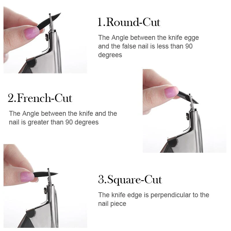 Silver Nail Tips Edge Cutter Clipper - Image 11