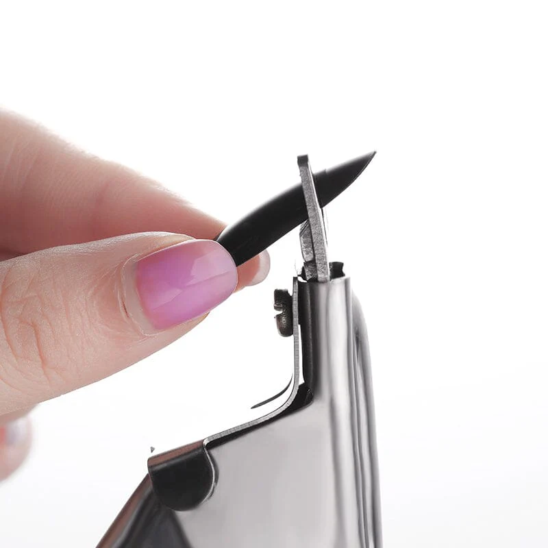 Silver Nail Tips Edge Cutter Clipper - Image 8