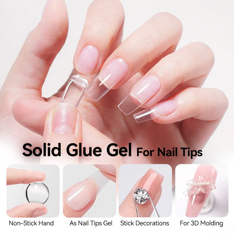 Solid Glue Gel For Nail Tips 10ml - Image 17