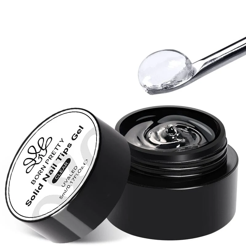 Solid Nail Tips Gel Clear 5ml