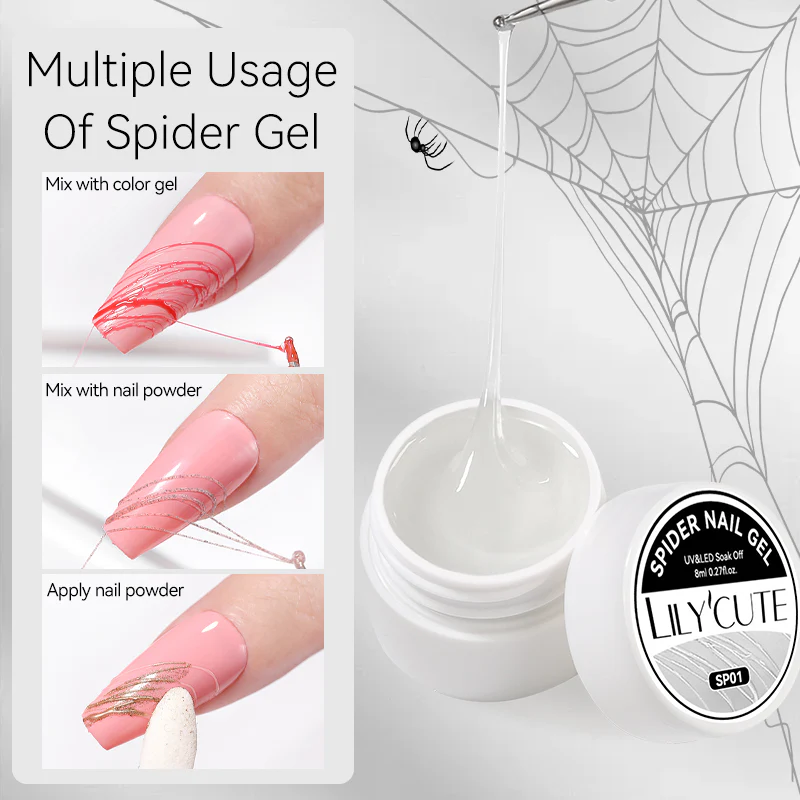 Spider Nail Gel SP02 8ml - Image 5