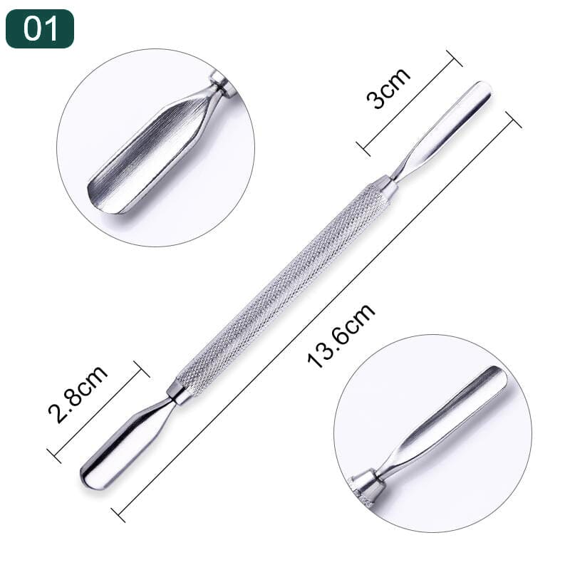 Stainless Steel Nail Cuticle Pusher #1 - Image 5
