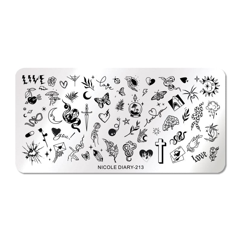 Stamping Plate NICOLE DIARY-213 - Image 6