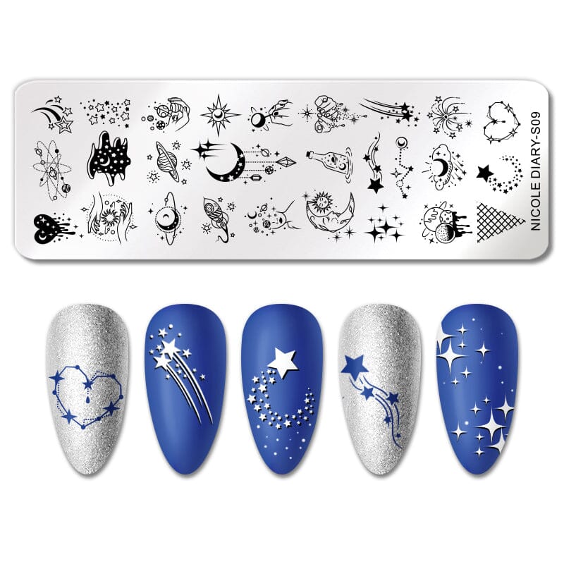Stamping Plate NICOLE DIARY-S09