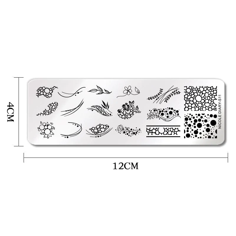 Stamping Plate NICOLE DIARY-S11 - Image 7