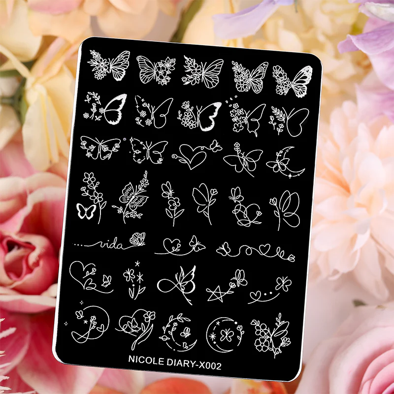 Stamping Plate NICOLE DIARY-X002 - Image 6