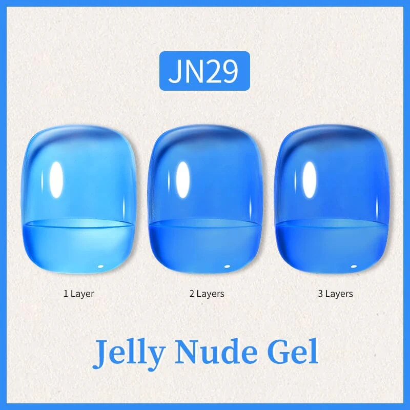 Green Blue Jelly Nude Gel 10ml - Image 13