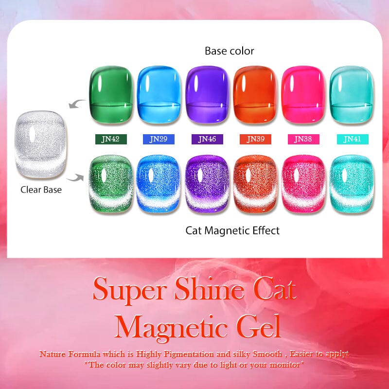 Super Shine Cat Magnetic Gel Jelly Nude Gel 10ml - Image 10