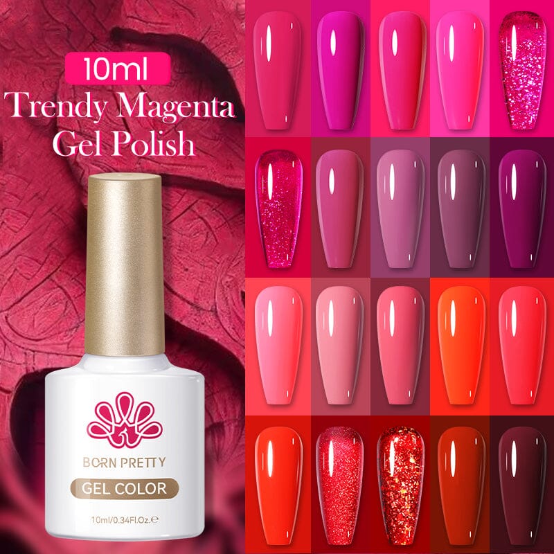 Trendy Magenta Gel Polish 10ml