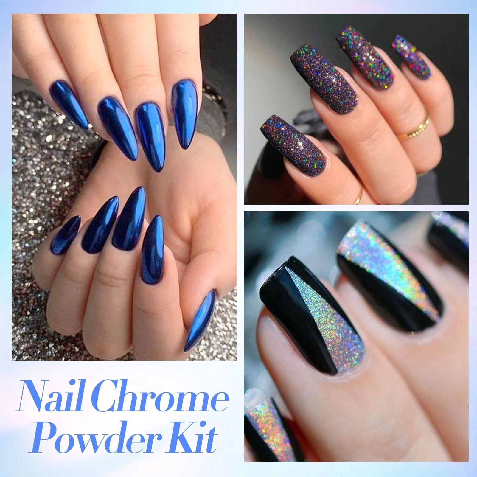 [US ONLY] 12 Colors Nail Chrome Powder Kit - Image 5