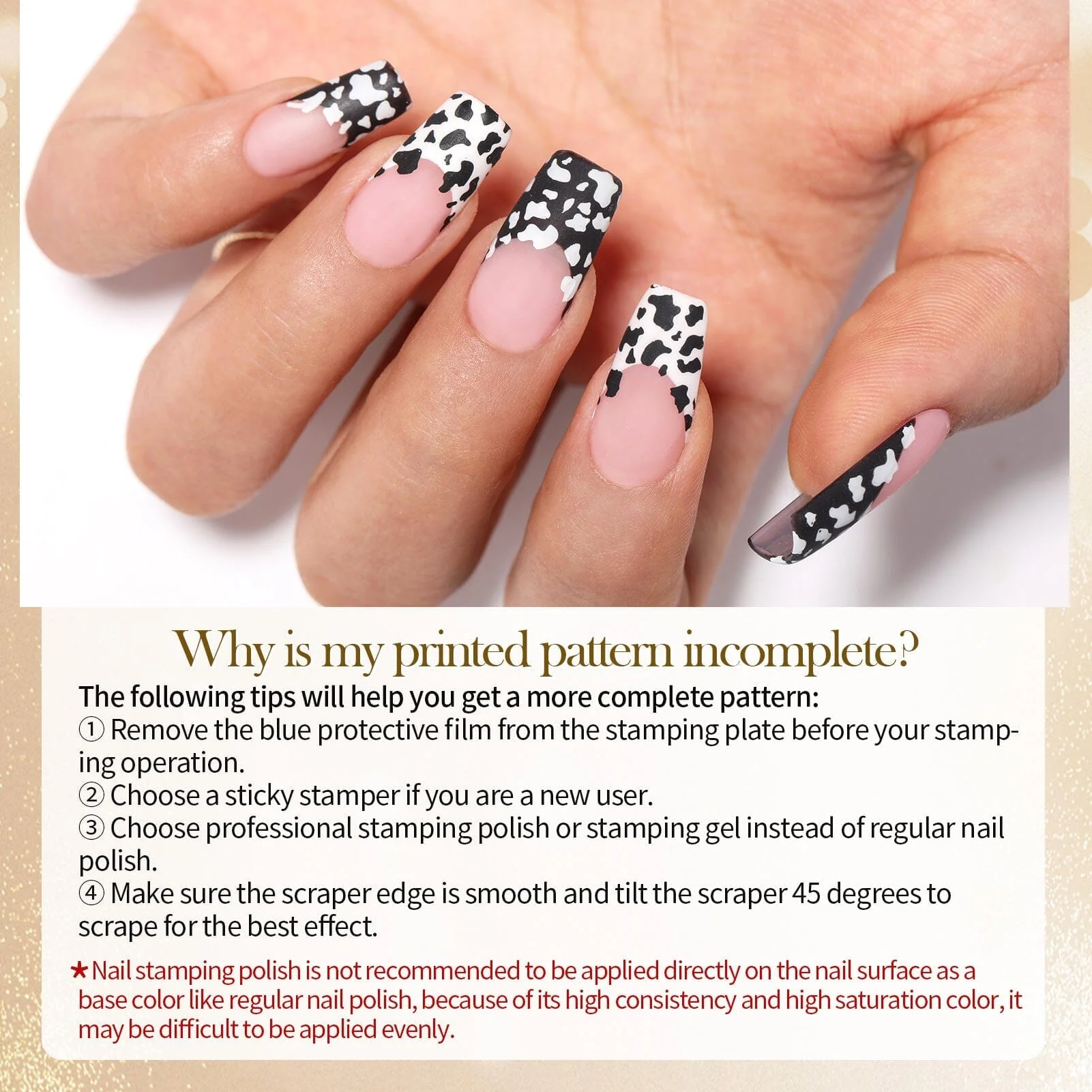 [US ONLY] 2 Bottles Black White Nail Stamping Polish 10ml - Image 9