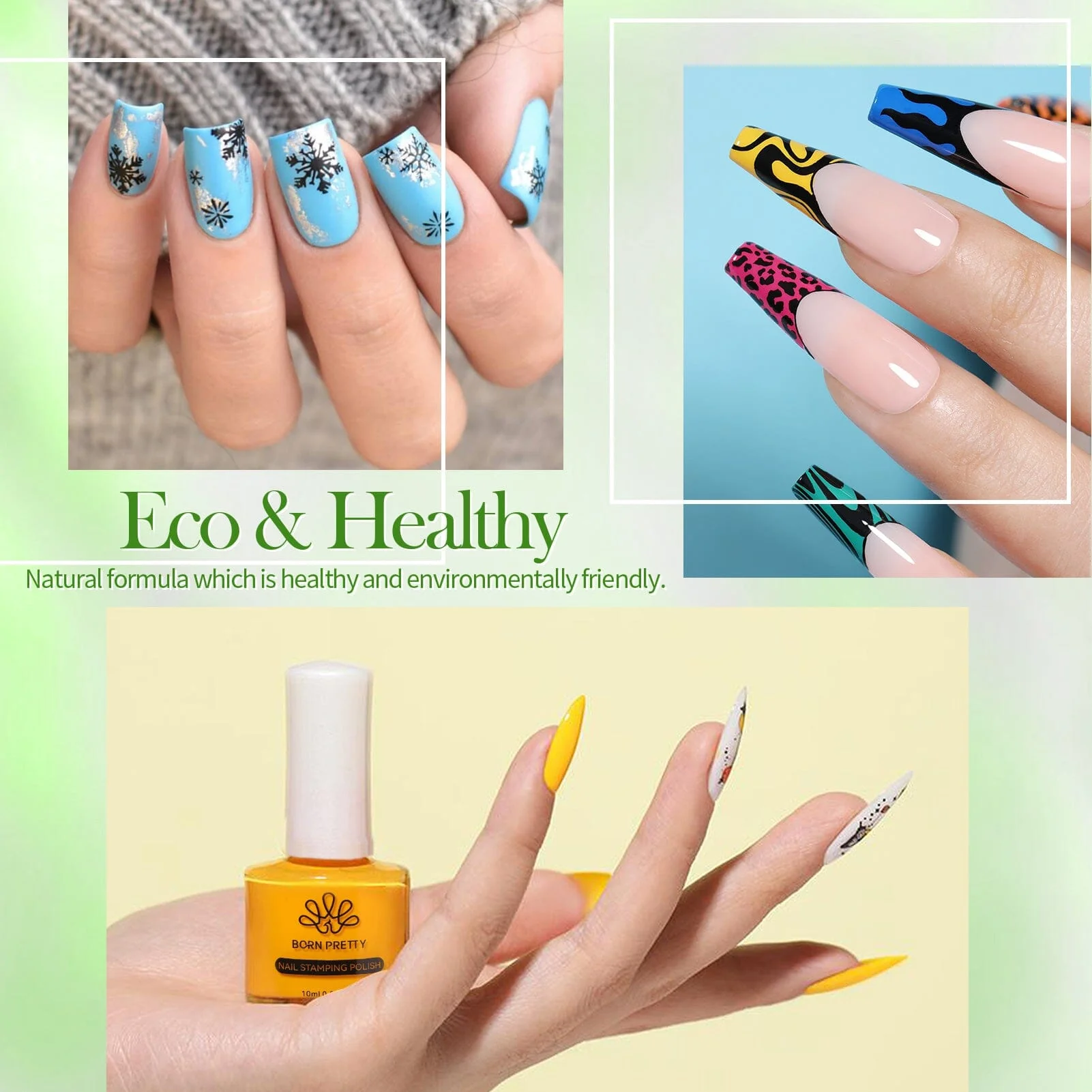 24 Colors Spring Summer Nail Stamping Polish Set #02 10ml - Image 2