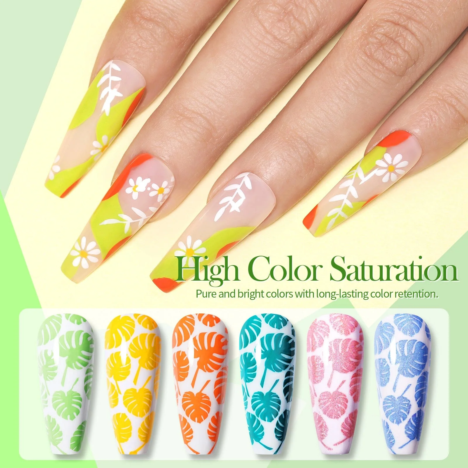 24 Colors Spring Summer Nail Stamping Polish Set #02 10ml - Image 4