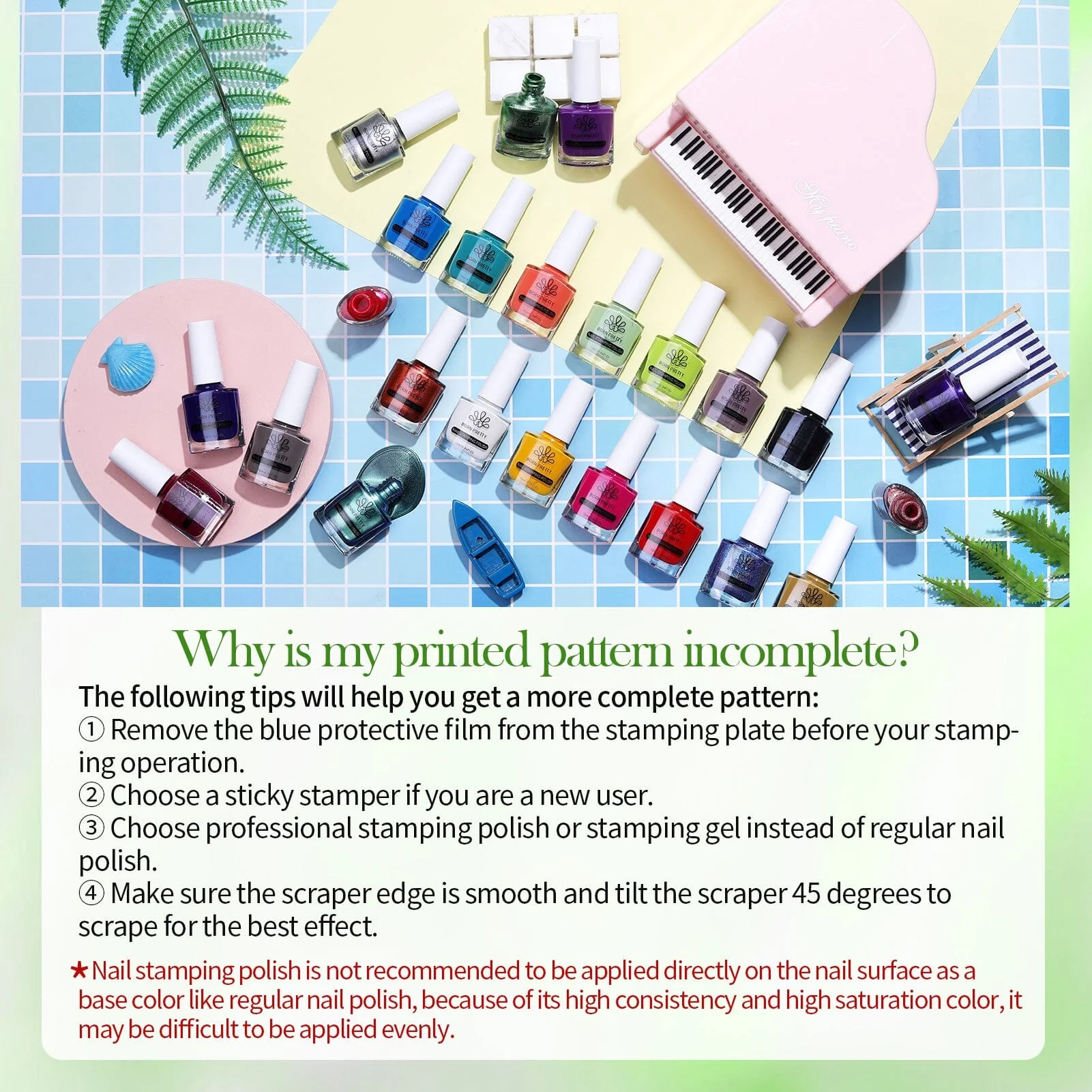 24 Colors Spring Summer Nail Stamping Polish Set #02 10ml - Image 9