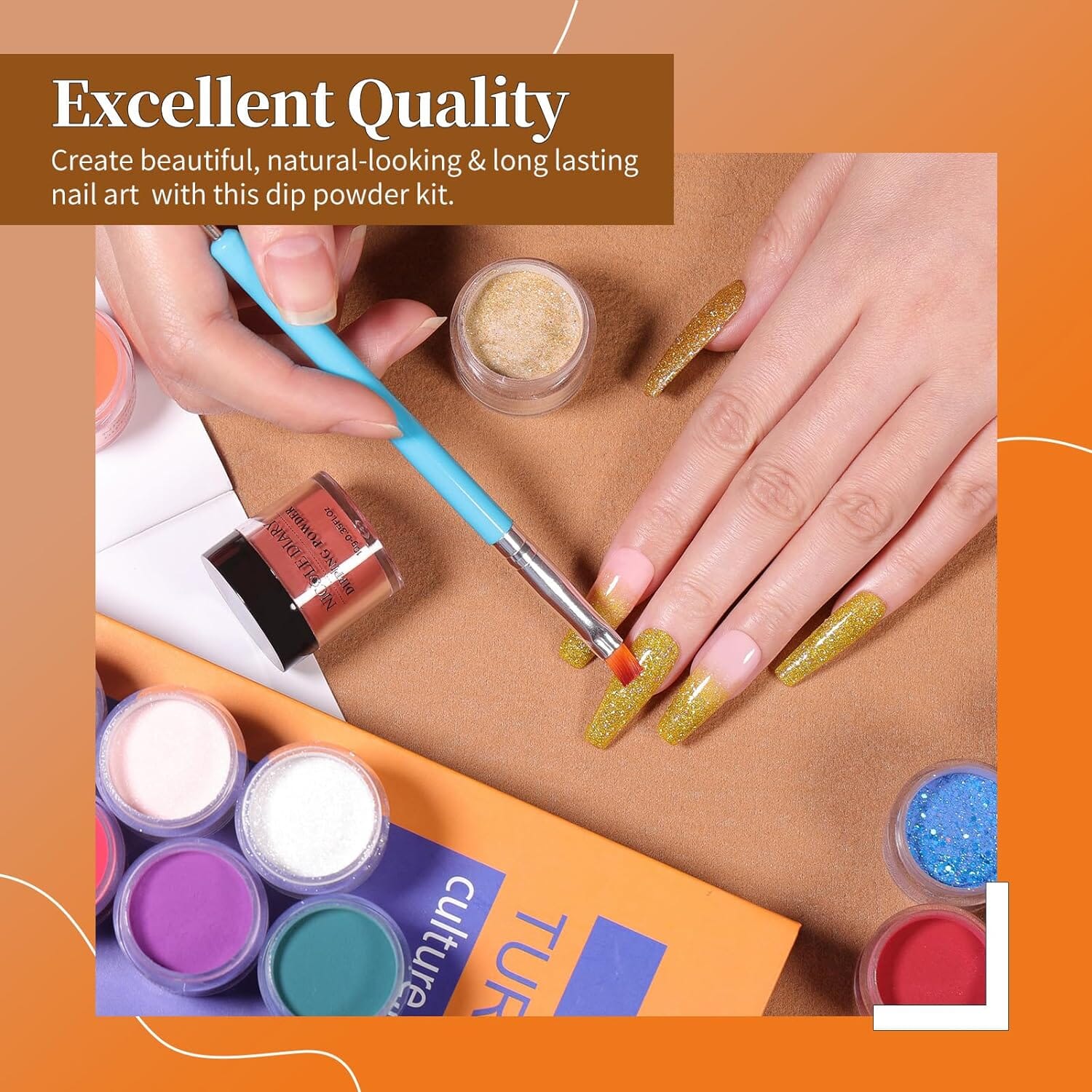 [US ONLY] 36 Colors Autumn Winter Dipping Nail Powder Set - Image 4