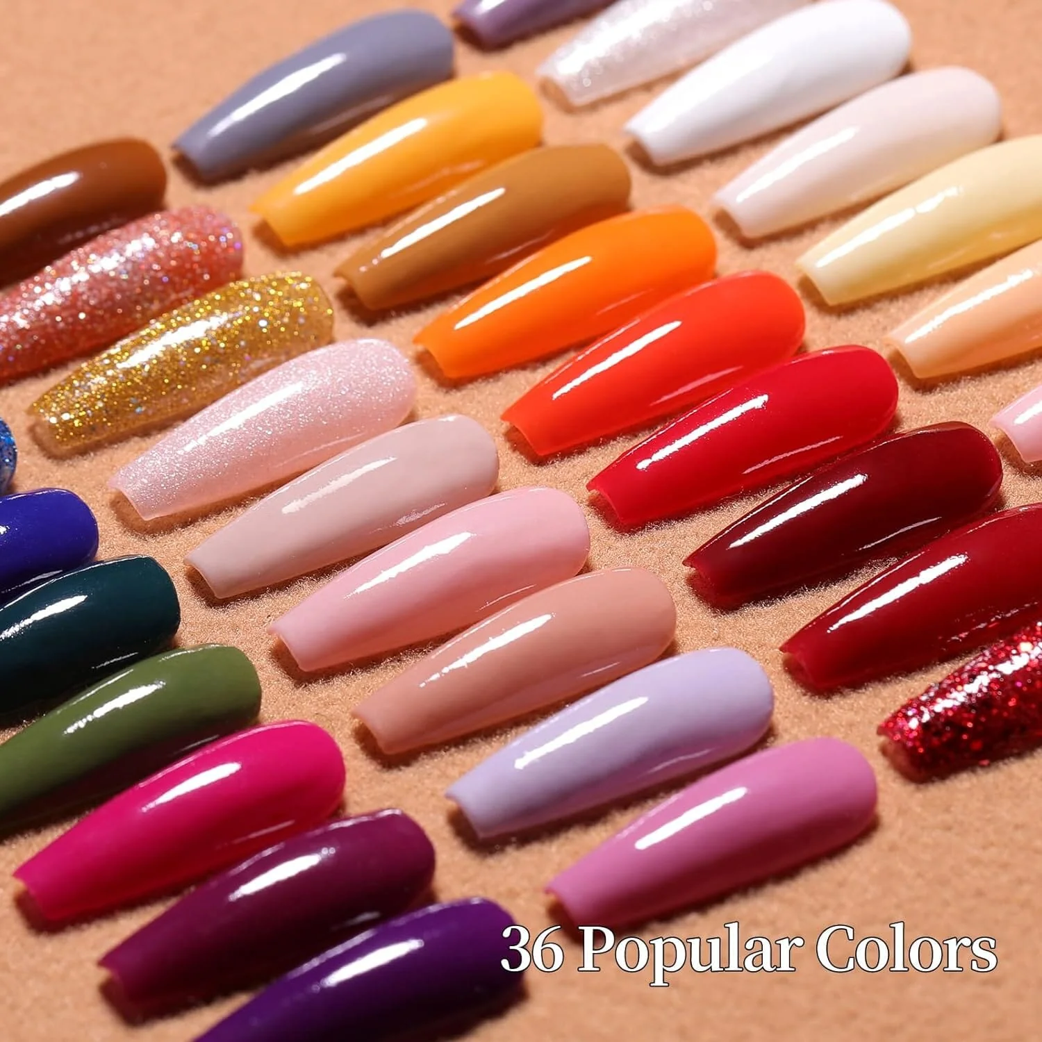 [US ONLY] 36 Colors Autumn Winter Dipping Nail Powder Set - Image 7