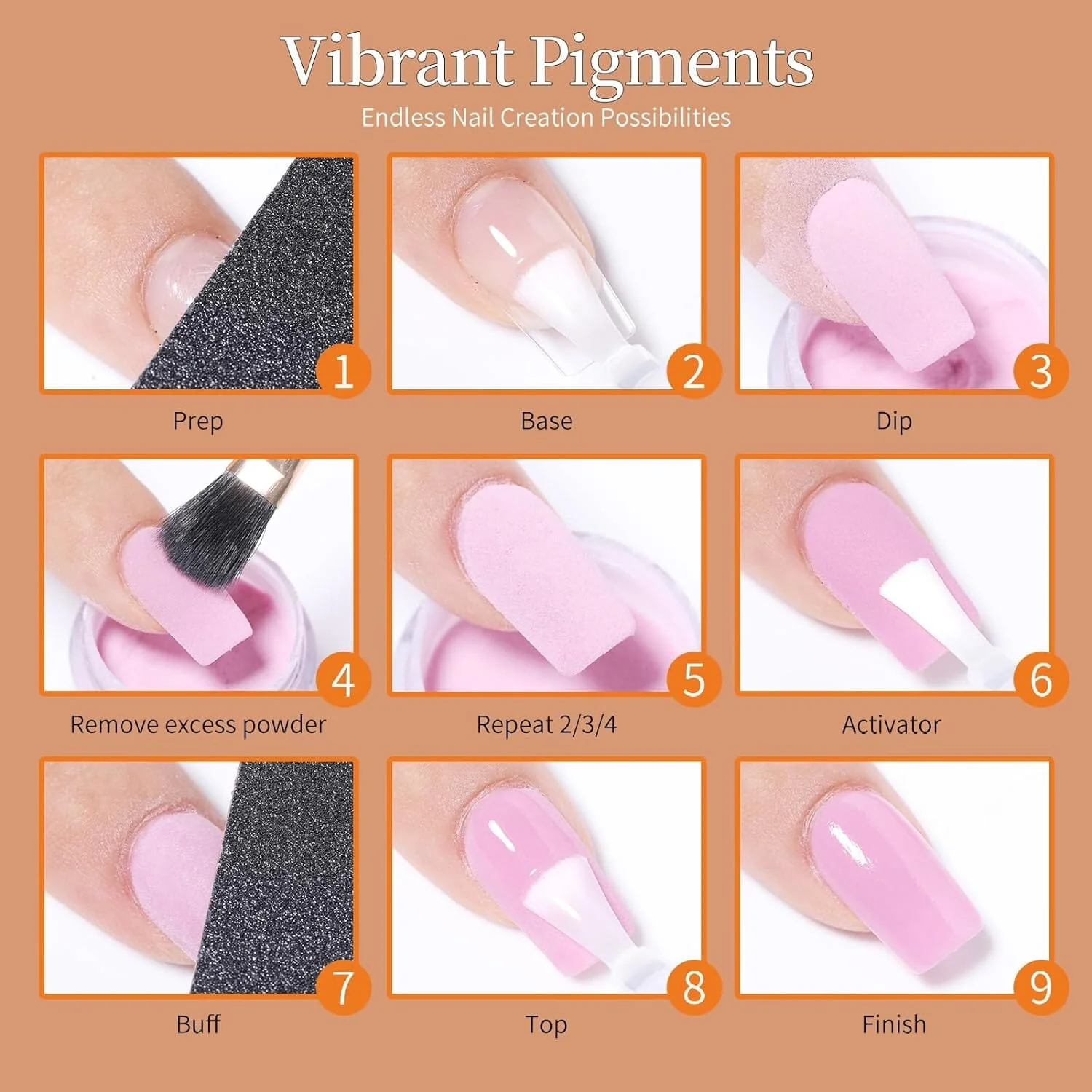 [US ONLY] 36 Colors Autumn Winter Dipping Nail Powder Set - Image 9