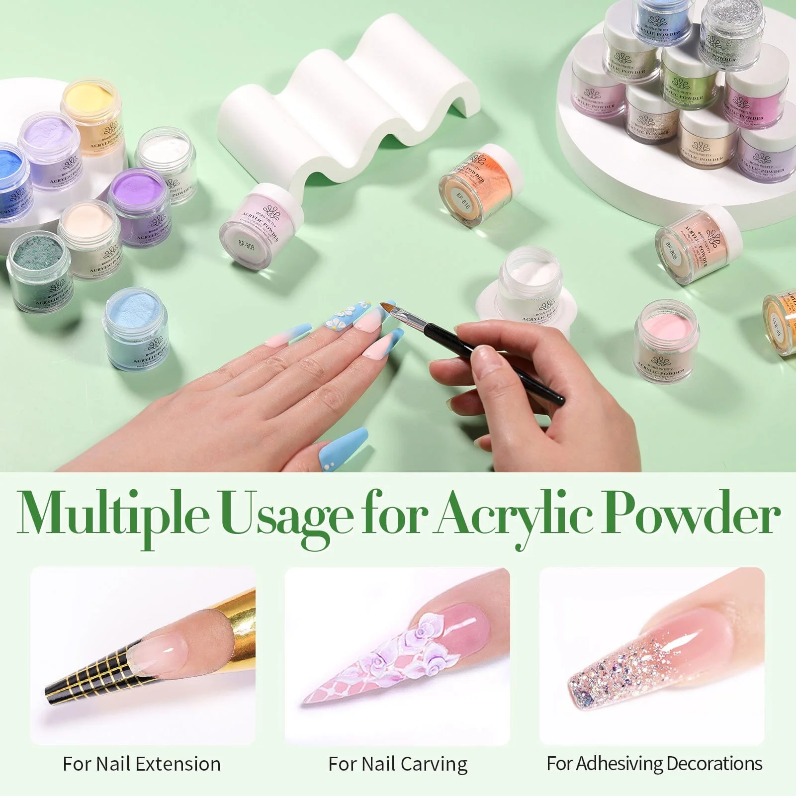 36 Colors Spring Summer Collection Acrylic Powder 10g - Image 8
