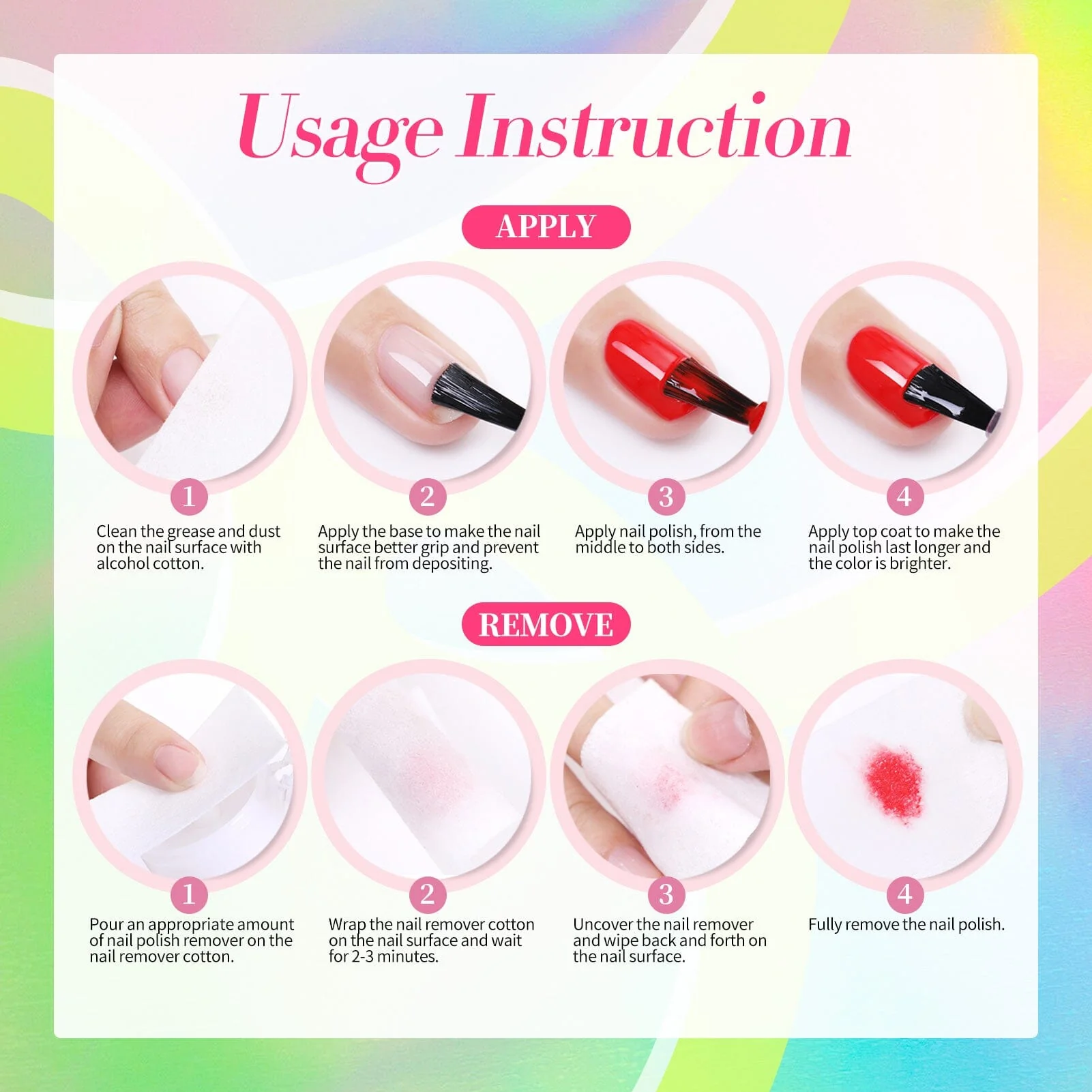 [US ONLY] 6 Colors Fluorescent Neon Nail Polish 10ml - Image 11