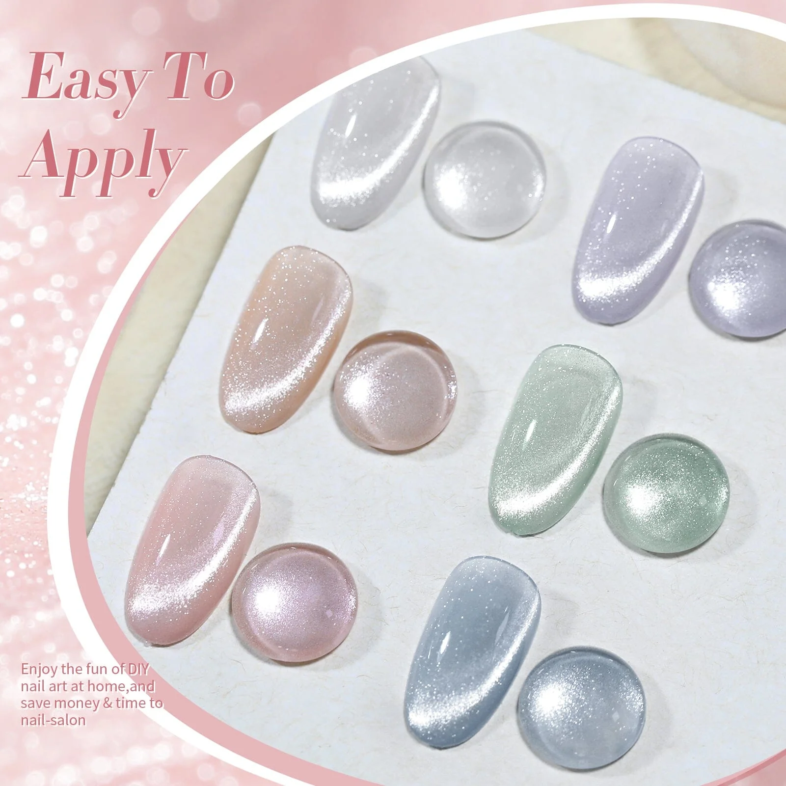 6 Colors Moonlight Cat Magnetic Gel M28 Twilight 7ml - Image 7