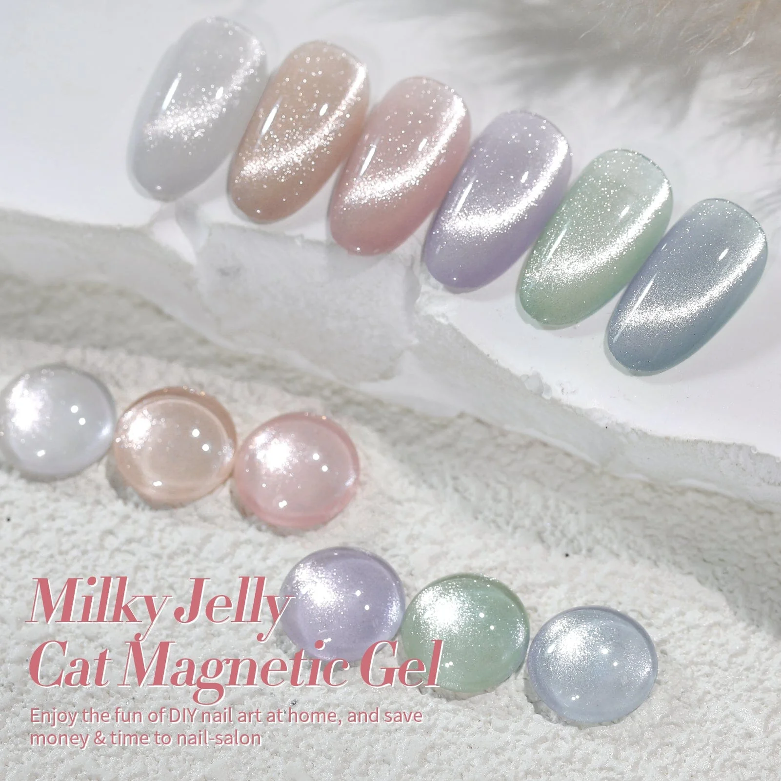 6 Colors Moonlight Cat Magnetic Gel M28 Twilight 7ml - Image 8