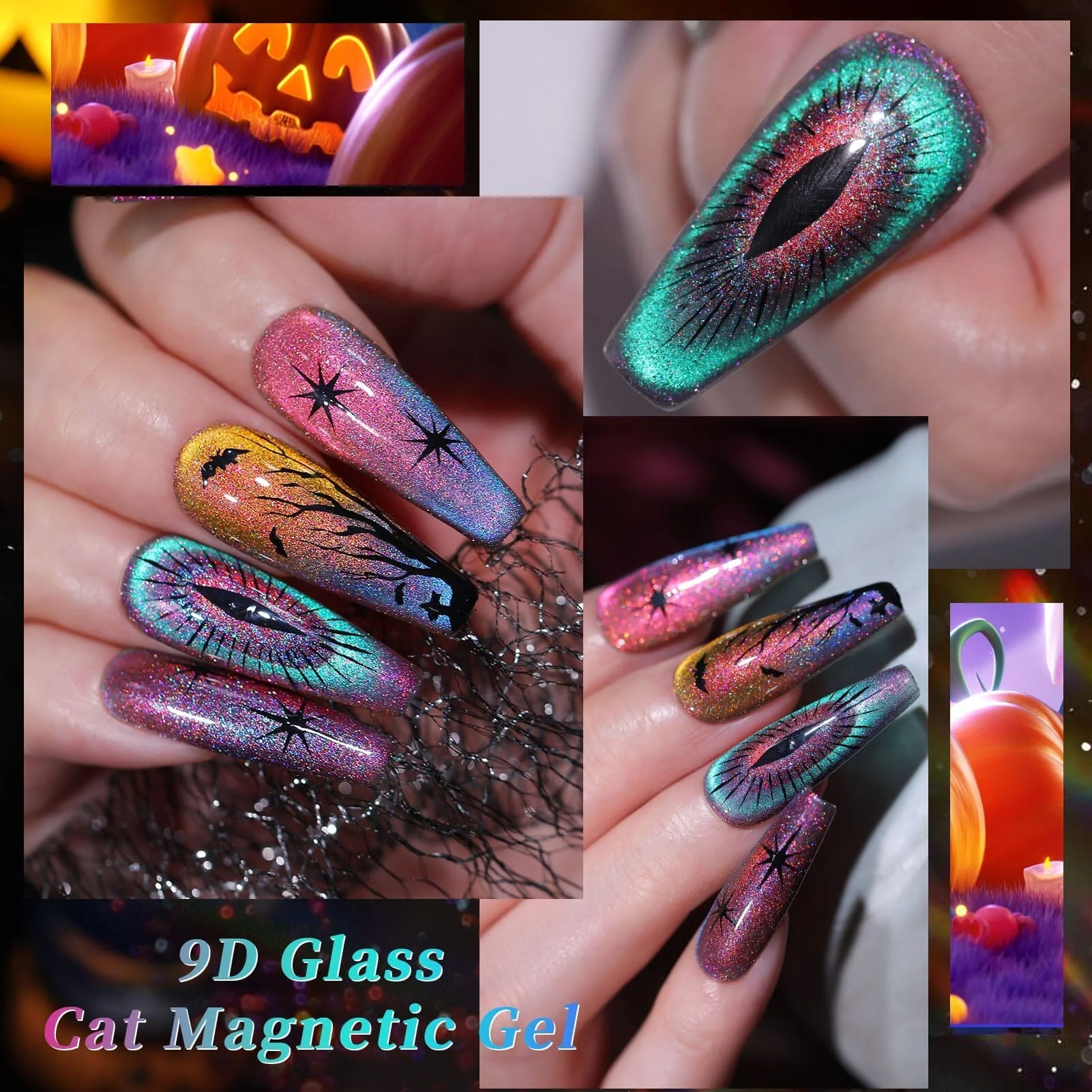 [US ONLY] 6 Colors 9D Glass Cat Megnetic Gel Set 7ml - Image 3