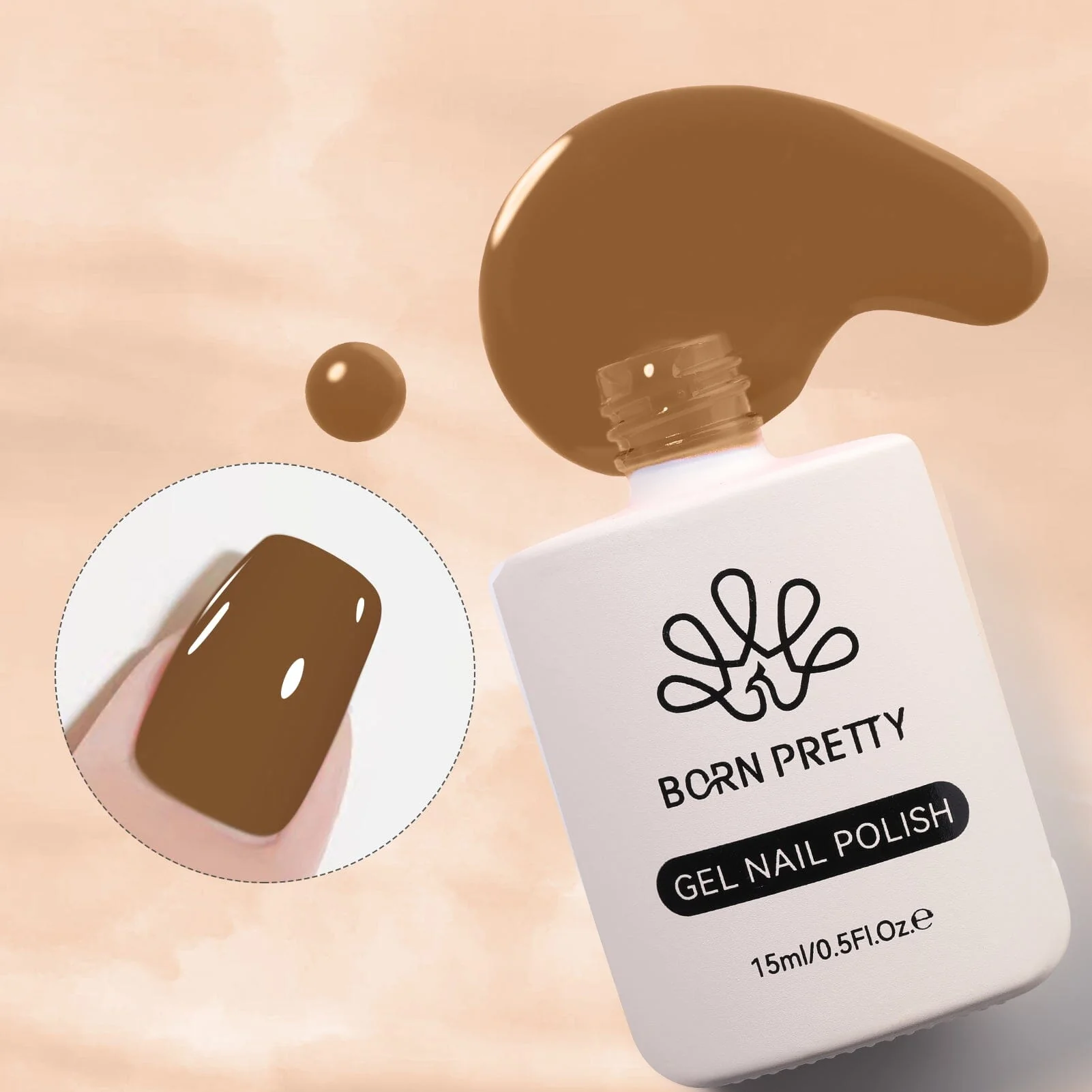 [US ONLY] Brown Color Gel Polish #44 15ml - Image 5