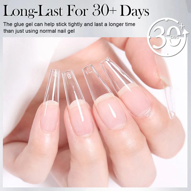 [US ONLY] Clear Solid Nail Tips Gel Polish 30ml - Image 7