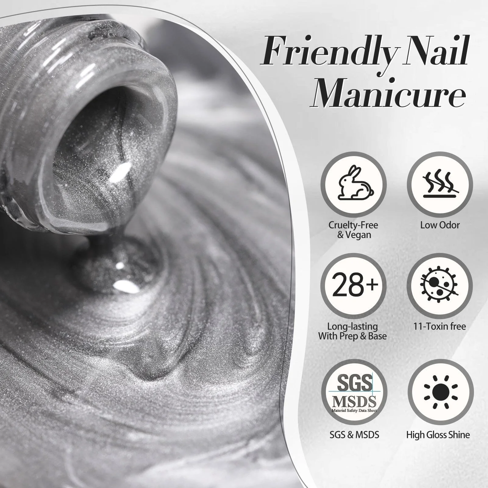 Glass Cat Magnetic Gel MY78 Smoky Aash 15ml - Image 9