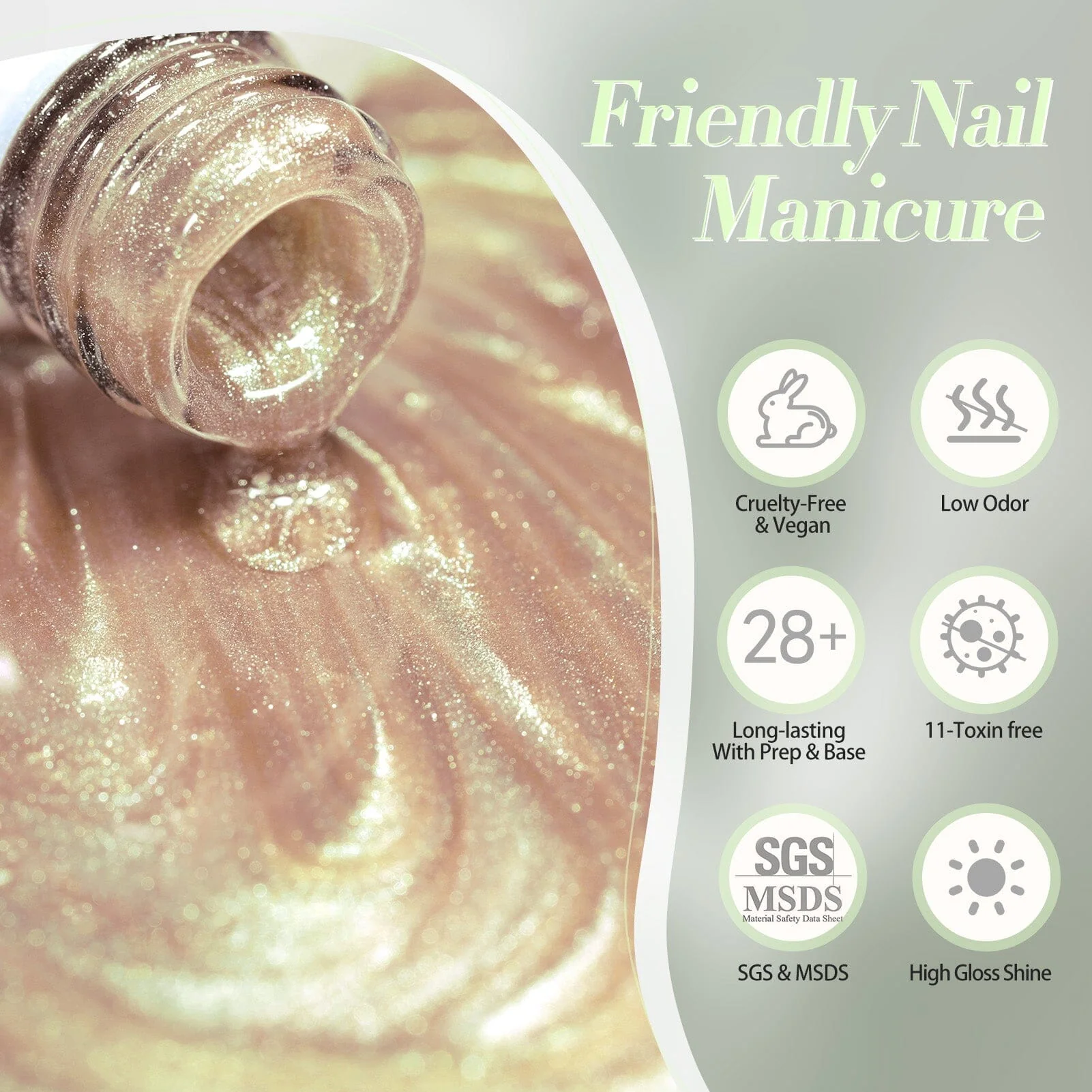 [US ONLY] Green Cat Magnetic Gel Polish GCM02 15ml - Image 9