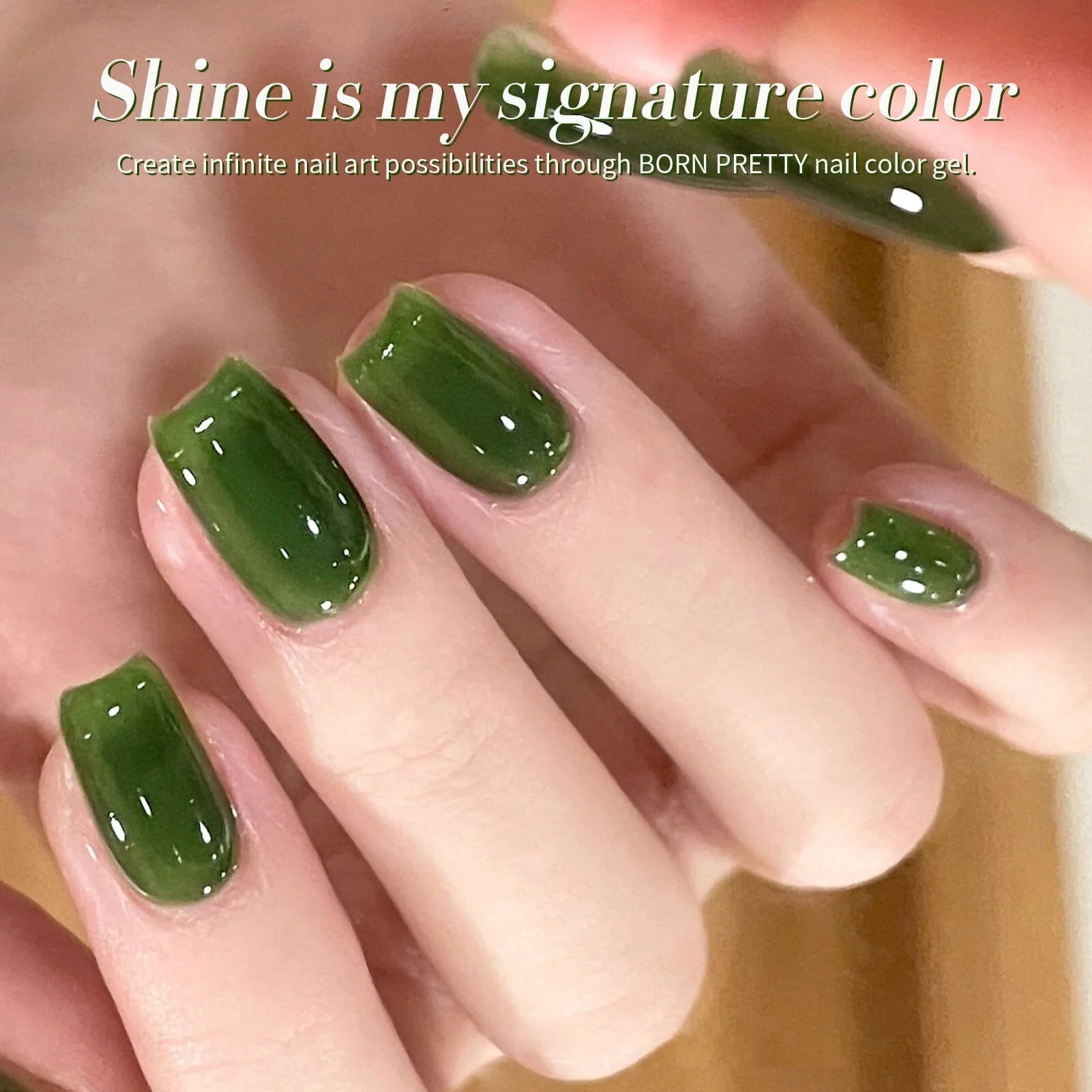 [US ONLY] Green Milky Jelly Gel #22 Jade Pine 15ml - Image 2