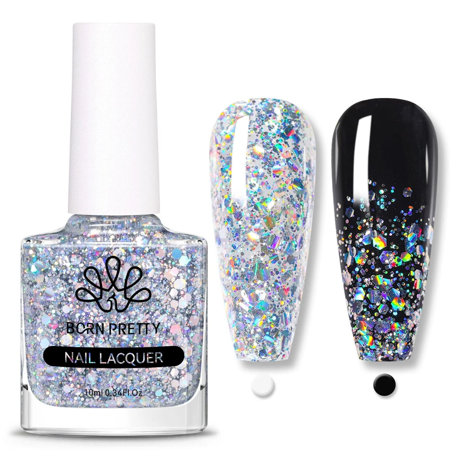 [US ONLY] Iridescent Glitter Nail Polish 10ml