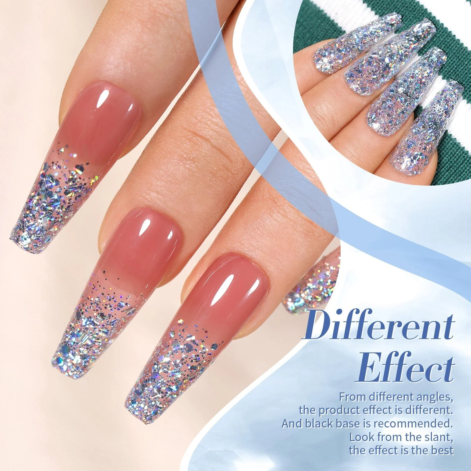 [US ONLY] Iridescent Glitter Nail Polish 10ml - Image 3