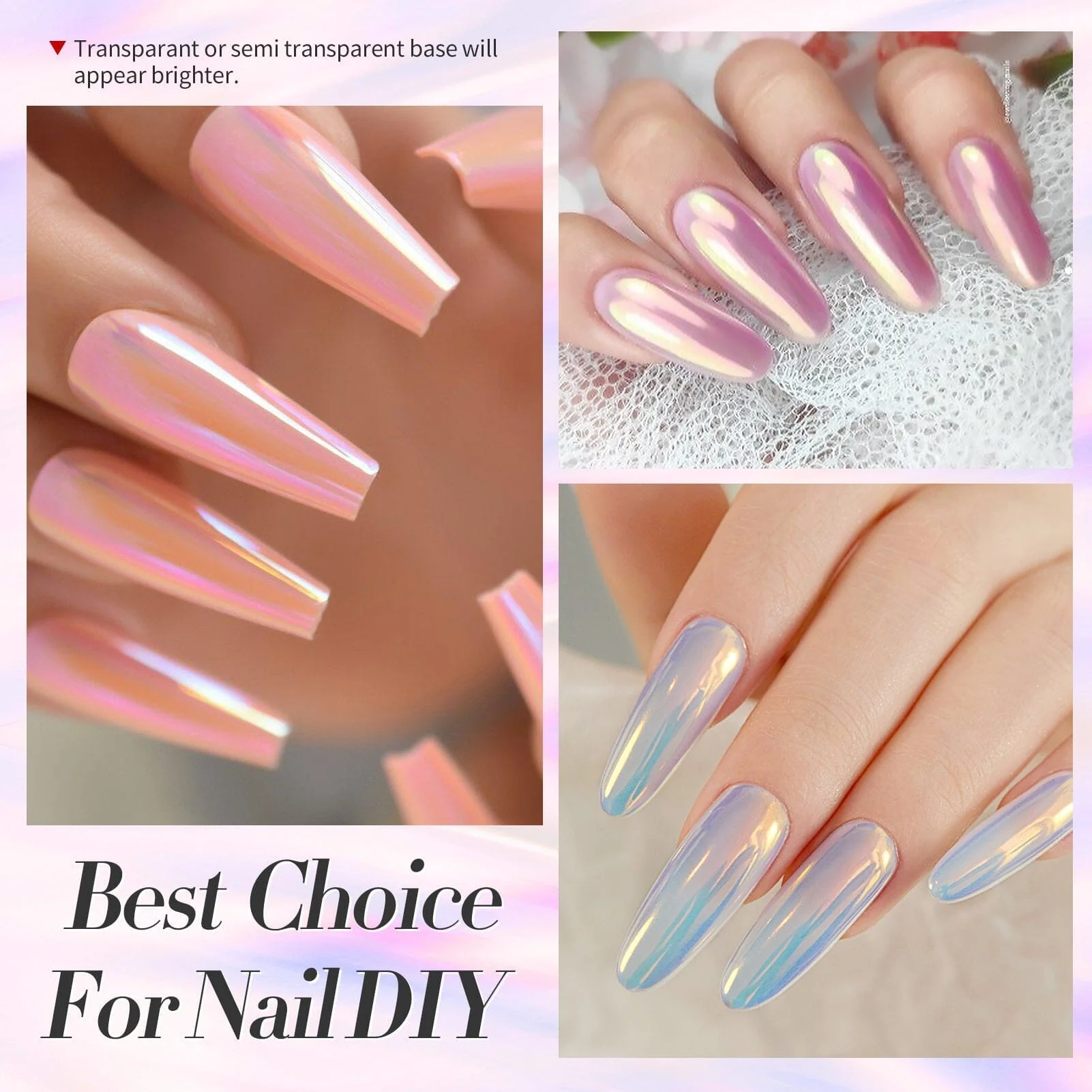 [US ONLY] Multiple Styles Auroras Powder Chrome Nail Glitter Powder - Image 2