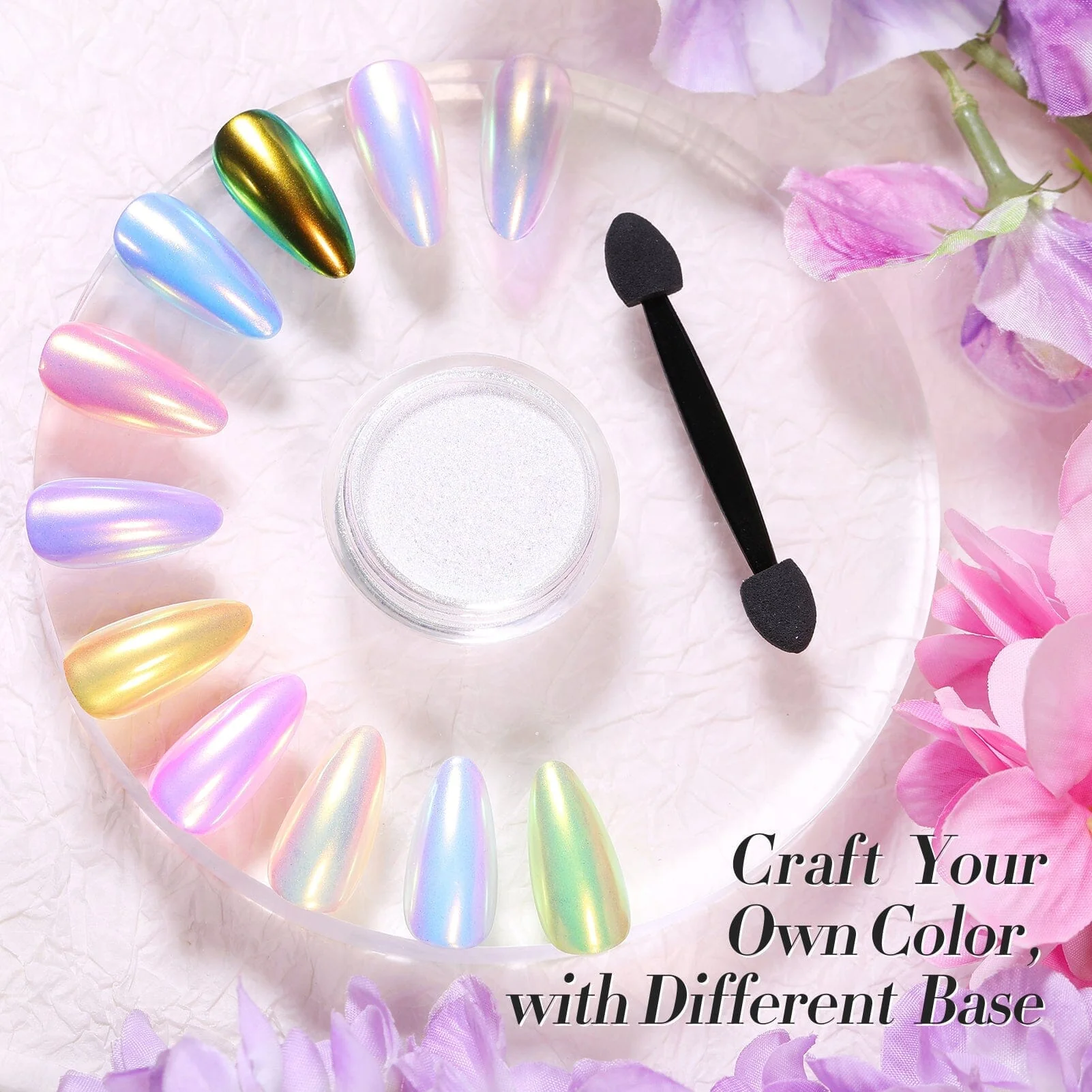 [US ONLY] Multiple Styles Auroras Powder Chrome Nail Glitter Powder - Image 6