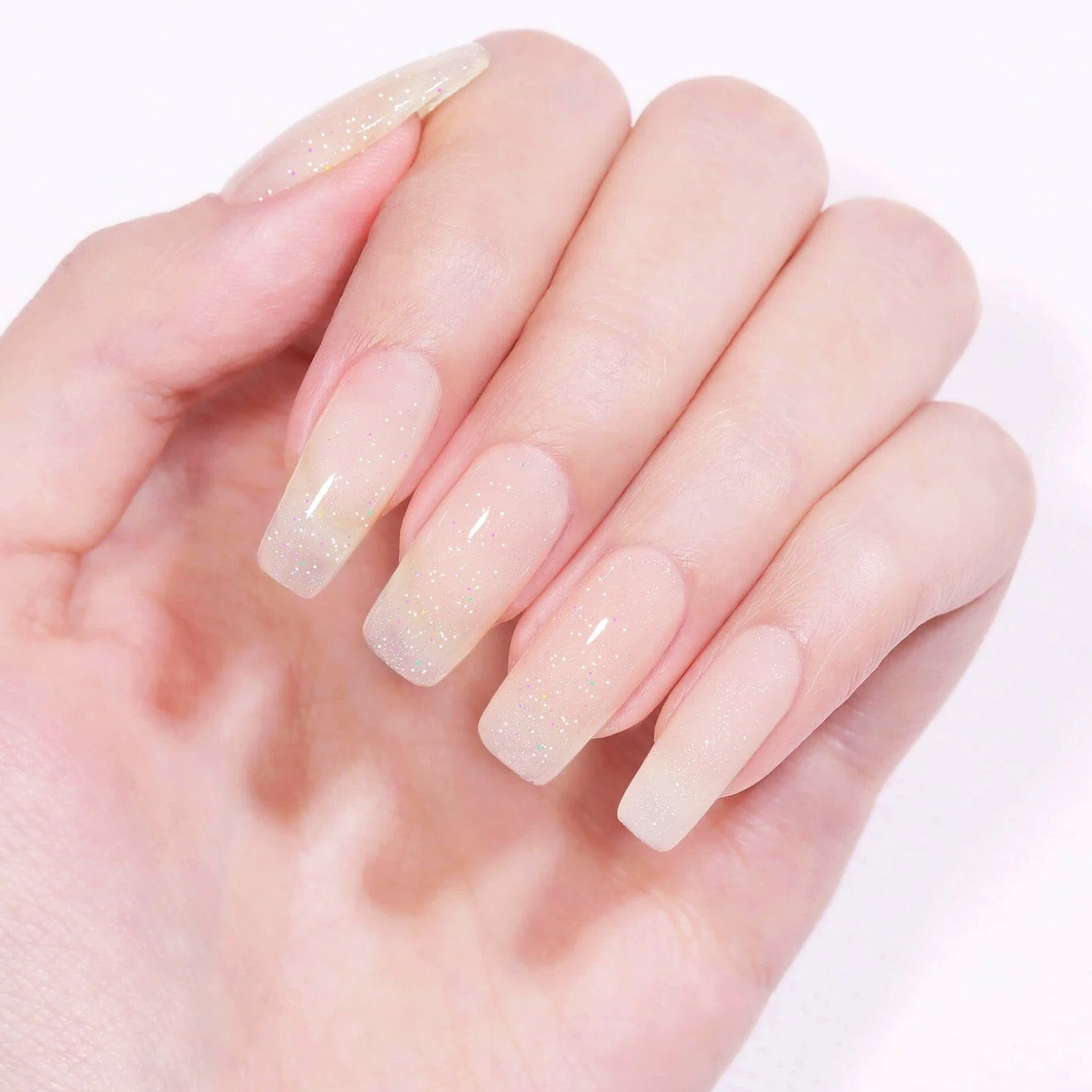 [US ONLY] Nude Glitter Jelly Gel Polish #03 15ml - Image 2